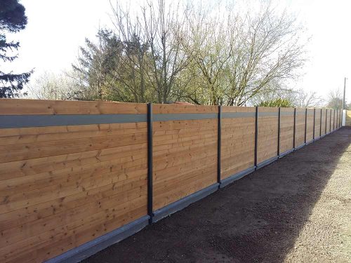 Clôture bois machecoul paysagiste adj espaces verts