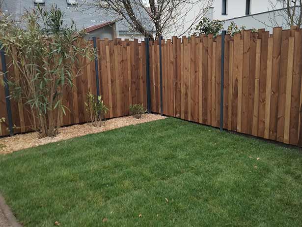 Clôture Vertica Nantes paysagiste ADJ Espaces Verts