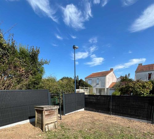 machecoul paysagiste cloture composite ADJ Espaces verts