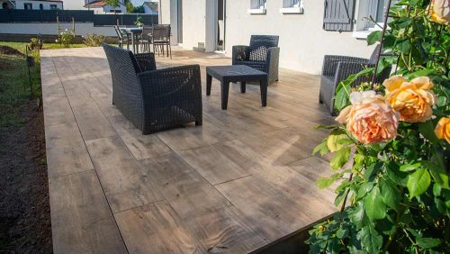 Paysagiste terrasse coueron vertou ADJ Espaces Verts
