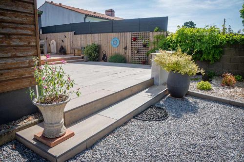 paysagiste terrasse St Mars de Coutais - ADJ Espaces Verts