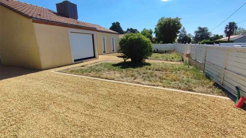 Réfection allée bouaye paysagiste adj espaces verts