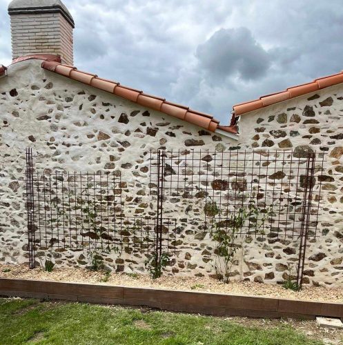 structure pour grimpantes Bouaye Paysagiste ADJ Espaces Verts